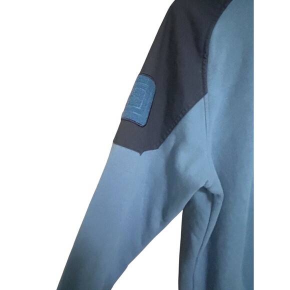 511 Tactical Long Sleeves Elbow Patchs Radar Fleece Crew Blue/Navy Size Large - Picture 3 of 10